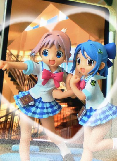 がくえんゆーとぴあ まなびストレート! 天宮 学美&稲森 光香 White School 泳装Ver. 