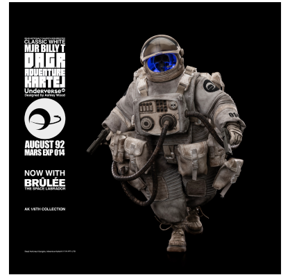 冒险卡特尔AK系列匪帮亡灵宇航员太空伴侣拉布拉多人偶套装