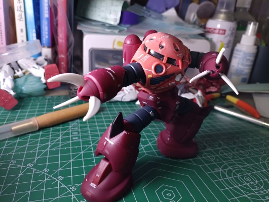 HGUC 1/144 机动战士高达  MSM-07S 后期型魔蟹 夏亚专用