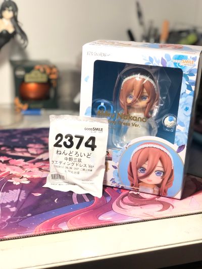 粘土人#2374 五等分的新娘∽ 中野三玖 婚纱