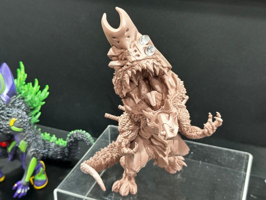 Q版拟真 新世纪福音战士2号机 凶兽哥斯拉模式