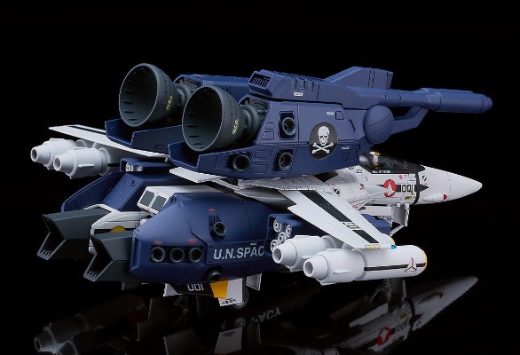 PLAMAX PX08 1/72 VF-1S 冲锋女武神战机 骷髅队长