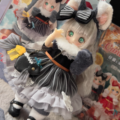 baby堂 × 糖果杯／糖果璐璐 ～梦见小猫和金鱼～ 银猫