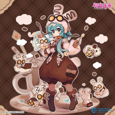 初音未来 棉花糖热可可