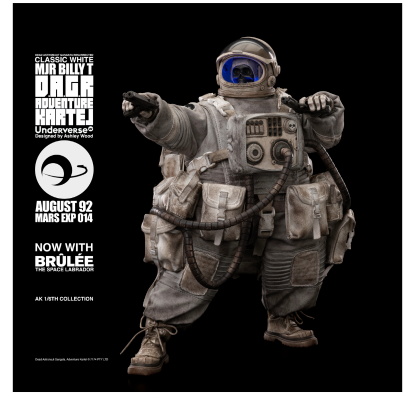 冒险卡特尔AK系列匪帮亡灵宇航员太空伴侣拉布拉多人偶套装