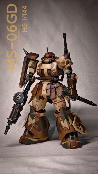 HG 机动战士高达 库库鲁斯·多安的小岛  地表高机动型扎古（艾格巴专用）