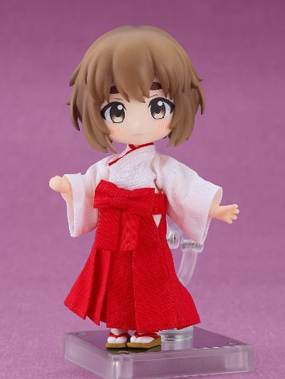 粘土娃 服装套组 巫女