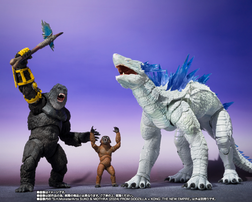 S.H.MonsterArts 迷你金刚与摩斯拉（2024）《哥斯拉大战金刚2：帝国崛起》