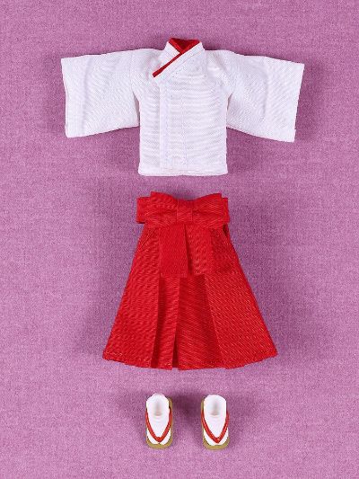粘土娃 服装套组 巫女