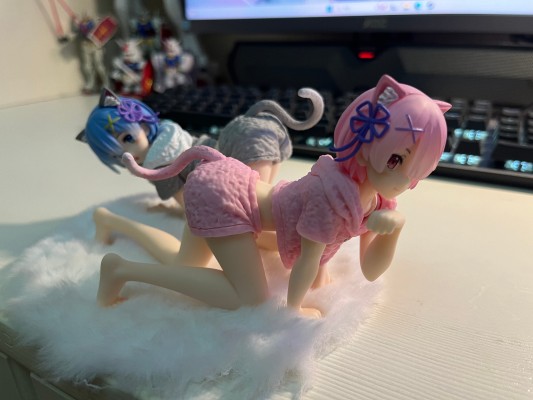 Desktop Cute Re:从零开始的异世界生活 拉姆 ~猫咪居家服~