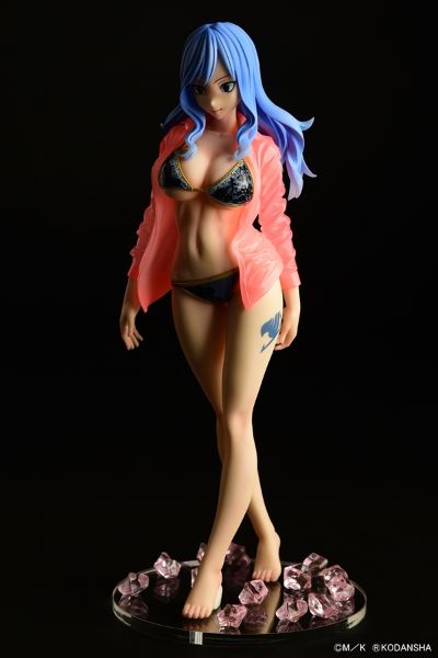 妖精的尾巴 朱毕安·罗克丝 Gravure Style 黑色比基尼 透明湿衬衫SP