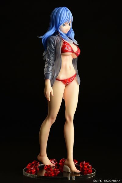 妖精的尾巴 朱毕安·罗克丝 Gravure Style 红色比基尼 透明湿衬衫SP