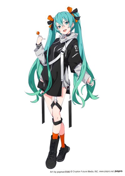 初音未来 时装人偶 朋克时装