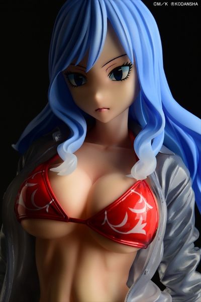 妖精的尾巴 朱毕安·罗克丝 Gravure Style 红色比基尼 透明湿衬衫SP