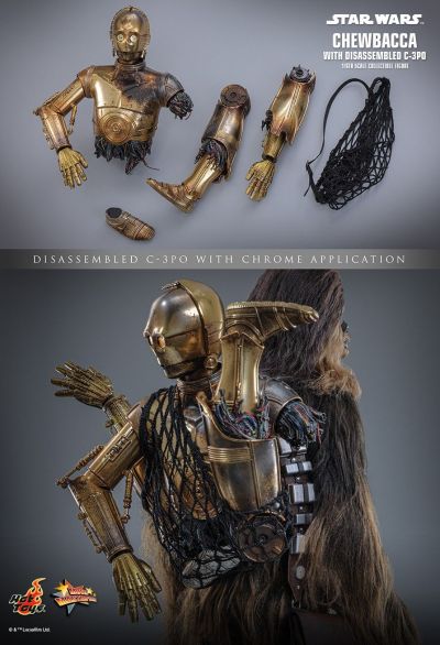 《星球大战5：帝国反击战》楚巴卡连拆解版C-3PO 1：6比例珍藏人偶