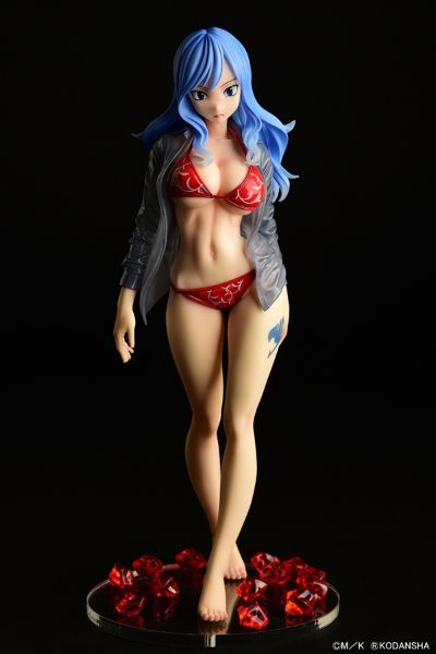 妖精的尾巴 朱毕安·罗克丝 Gravure Style 红色比基尼 透明湿衬衫SP