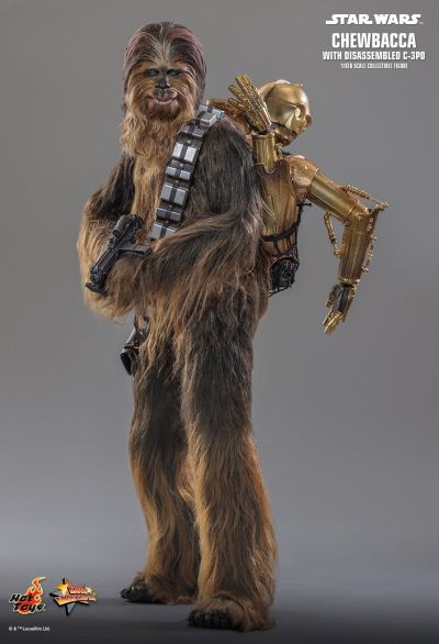 《星球大战5：帝国反击战》楚巴卡连拆解版C-3PO 1：6比例珍藏人偶