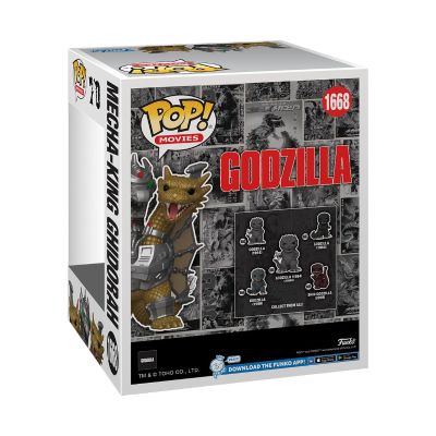 超级POP! 哥斯拉大战基多拉 机械基多拉 软胶玩偶 GameStop独家版