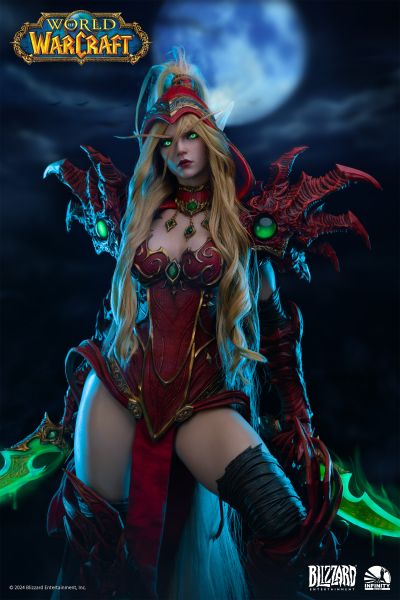 魔兽世界 瓦莉拉 硅胶全身像