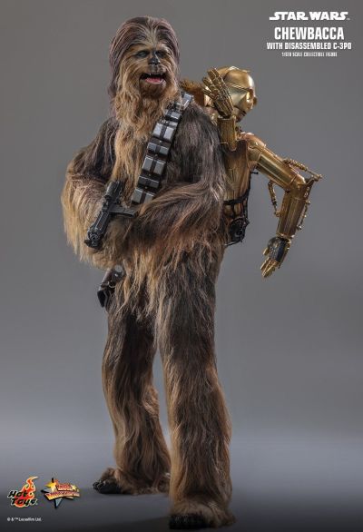 《星球大战5：帝国反击战》楚巴卡连拆解版C-3PO 1：6比例珍藏人偶