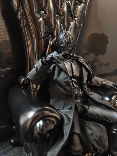 mastermind JAPAN x 假面骑士50周年纪念合作 S.H.Figuarts(真骨雕制法) 假面骑士新1号 黑色