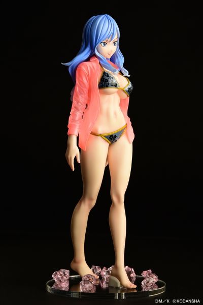 妖精的尾巴 朱毕安·罗克丝 Gravure Style 黑色比基尼 透明湿衬衫SP