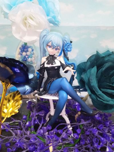 初音未来 压泡面人偶 花仙子系列—蓝玫瑰仙子—