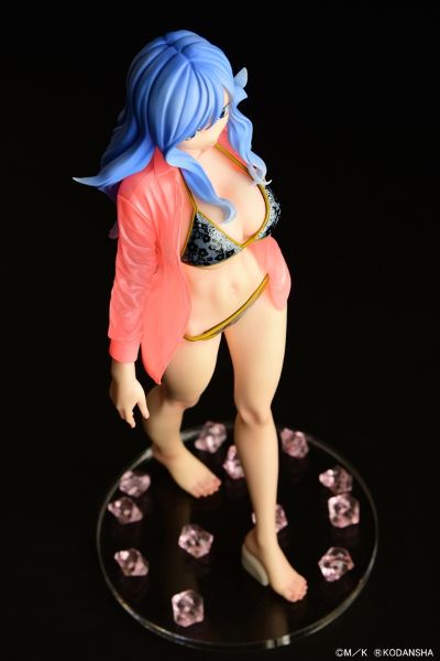 妖精的尾巴 朱毕安·罗克丝 Gravure Style 黑色比基尼 透明湿衬衫SP