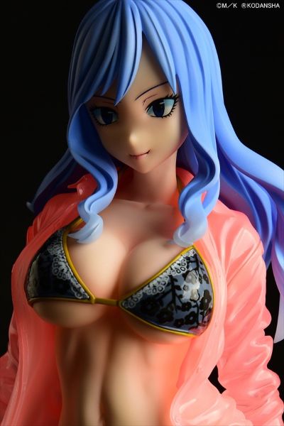 妖精的尾巴 朱毕安·罗克丝 Gravure Style 黑色比基尼 透明湿衬衫SP