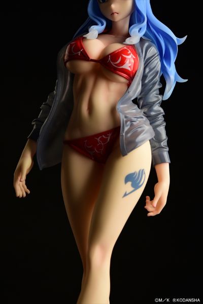 妖精的尾巴 朱毕安·罗克丝 Gravure Style 红色比基尼 透明湿衬衫SP