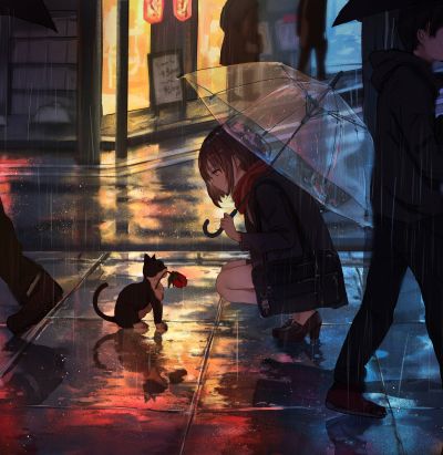 雨天 -- 邂逅 --