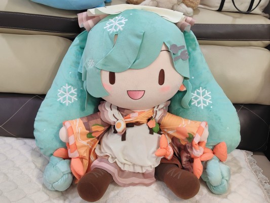 初音未来系列 雪未来2023 可爱软绵绵玩偶 超大尺寸