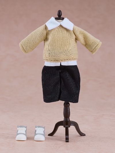 粘土娃 服装套组 校园穿搭：男孩（蓝色/米色）