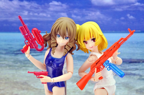 小军械库 LA041 水枪B2 (橙 × 透明蓝)