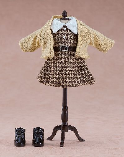 粘土娃 服装套组 校园穿搭：女孩（米色/白色）