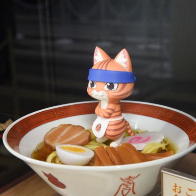 粘土人#2535 拉面赤猫 文藏