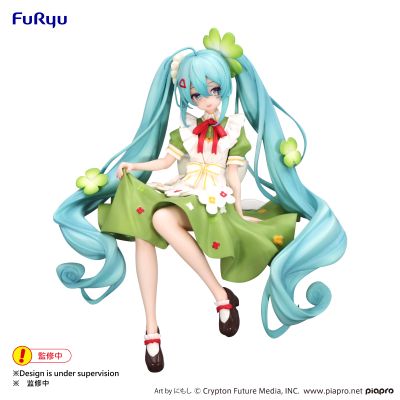 初音未来 压泡面人偶 花仙子系列—幸运草仙子—