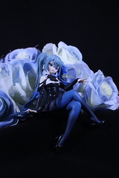 初音未来 压泡面人偶 花仙子系列—蓝玫瑰仙子—