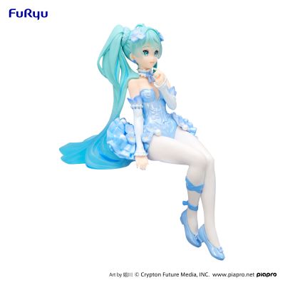 初音未来 压泡面人偶 花仙子系列ー粉蝶花仙子 浅蓝色款ー