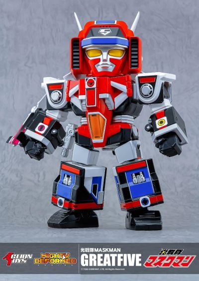 MIGHTY DEFORMED 光战队覆面人 五功斗士号