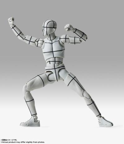 S.H.Figuarts 男性素体 -体育运动- Edition  -辅助线-(灰色款)