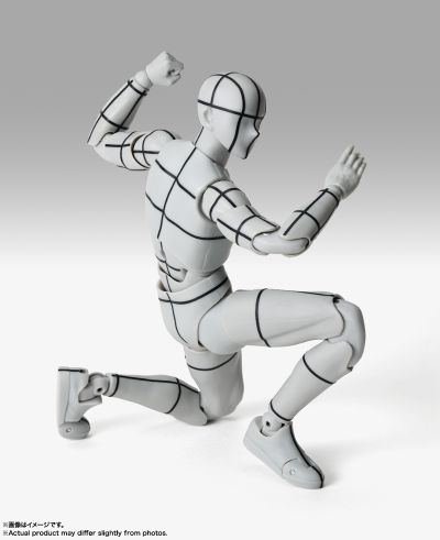 S.H.Figuarts 男性素体 -体育运动- Edition  -辅助线-(灰色款)
