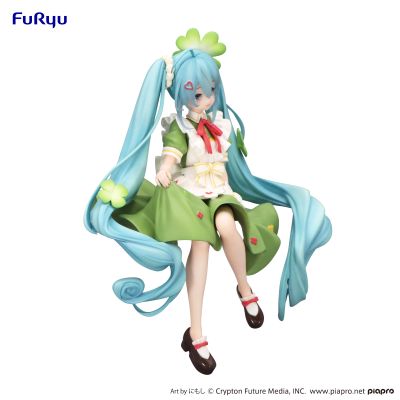 初音未来 压泡面人偶 花仙子系列—幸运草仙子—