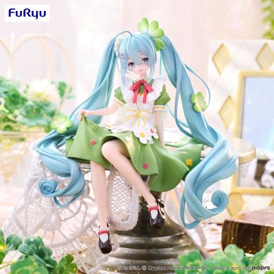 初音未来 压泡面人偶 花仙子系列—幸运草仙子—