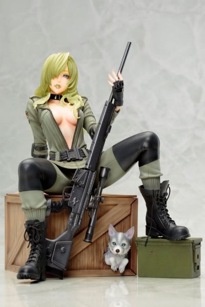 美少女雕像 潜龙谍影美少女 狙击雪狼