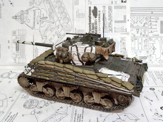 TS-043 美国 M4A3（76）W“谢尔曼”中型坦克