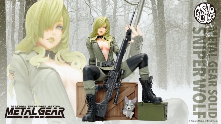 美少女雕像 潜龙谍影美少女 狙击雪狼