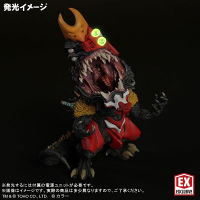 Q版拟真 新世纪福音战士2号机 凶兽哥斯拉模式
