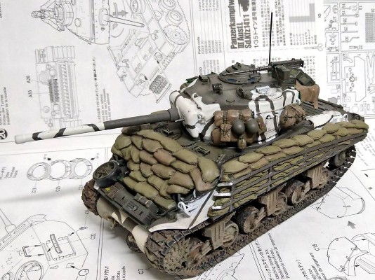 TS-043 美国 M4A3（76）W“谢尔曼”中型坦克