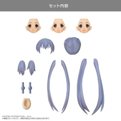 突击莉莉定制系列 头部零件套装 TYPE-C 青藤色